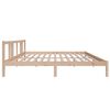 vidaXL Cadre de lit sans matelas bois massif 180x200 cm