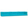 vidaXL Coussins de palette lot de 7 turquoise tissu