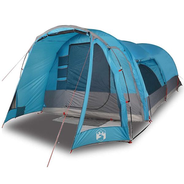 vidaXL Tente familiale tunnel 8 personnes bleu imperméable