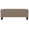 vidaXL Banc Taupe 100x35x41 cm Tissu