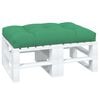 vidaXL Coussin de palette vert 120x80x12 cm tissu