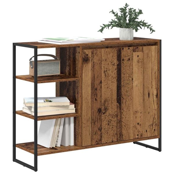 vidaXL Meuble d'appoint Bois Ancien 96,5 x 30 x 75 cm