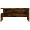vidaXL Table basse chêne fumé 90x55x42,5 cm bois d'ingénierie