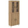 vidaXL Haut Armoire Ch&ecirc;ne artisanal 69,5 x 34 x 180 cm