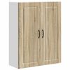 vidaXL Armoire de cuisine avec &eacute;tag&egrave;re Ch&ecirc;ne Sonoma 80 x 31 x 100 cm