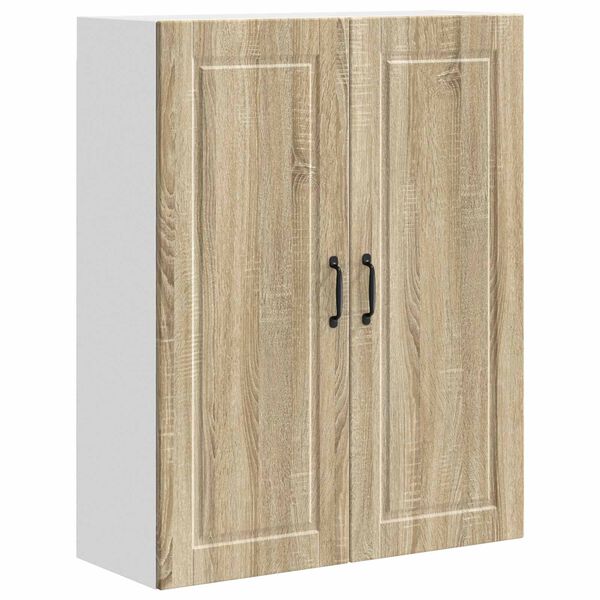 vidaXL Armoire de cuisine avec &eacute;tag&egrave;re Ch&ecirc;ne Sonoma 80 x 31 x 100 cm