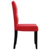vidaXL Chaises &agrave; manger lot de 6 rouge bordeaux velours