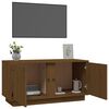 vidaXL Meuble TV Marron miel 80x35x40,5 cm Bois de pin massif