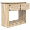 vidaXL Table console avec tiroirs chêne sonoma 85,5x38,5x74,5 cm
