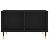 vidaXL Table basse Noir 60x50x36,5 cm Bois d'ing&eacute;nierie