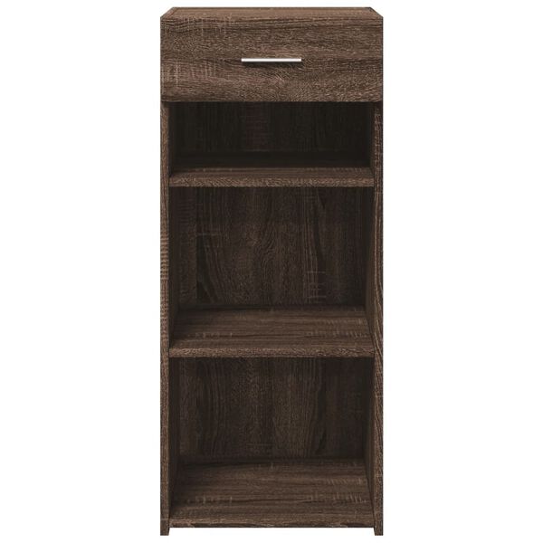 vidaXL Buffet ch&ecirc;ne marron 40x42,5x93 cm bois d'ing&eacute;nierie
