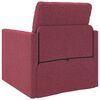 vidaXL Canapé-Lit Bordeaux 74 x 77 x 81 cm Velours