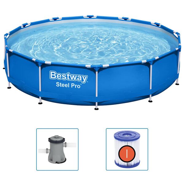 Bestway Piscine &agrave; cadre Steel Pro 366x76 cm