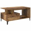 vidaXL Table basse Bois Ancien 90 x 49 x 45 cm Bois d'ing&eacute;nierie