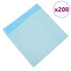vidaXL Coussin d'entra&icirc;nement pour animaux Uni 200 pcs Bleu et Blanc