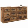 vidaXL Buffets 2 pcs Bois Ancien 70 x 35,5 x 67,5 cm Bois d'ing&eacute;nierie