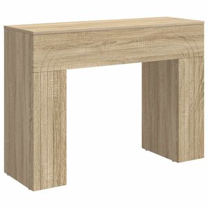 vidaXL Table basse Ch&ecirc;ne Sonoma 102 x 35 x 75 cm Bois d'ing&eacute;nierie