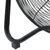 vidaXL Ventilateur de sol 3 vitesses 60 cm 115,2 W Noir