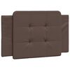 vidaXL Cadre de lit sans matelas Zadar marron 90x200 cm similicuir