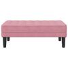 vidaXL banc avec coussin Rose 113 x 57 x 39 cm Velours