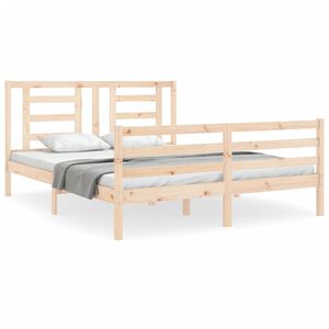vidaXL Cadre de lit sans matelas 160x200 cm bois massif