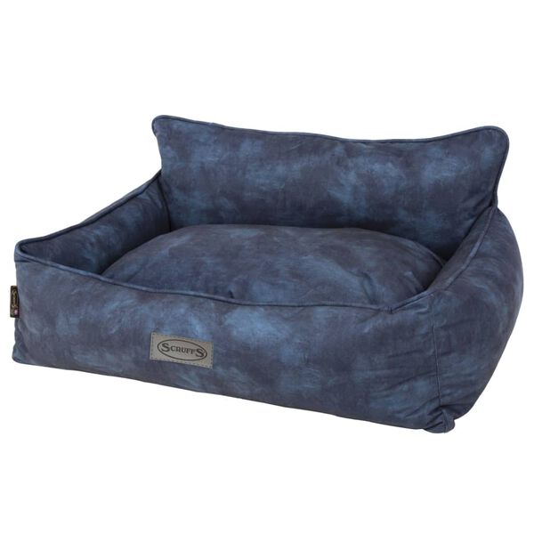 Scruffs & Tramps Lit pour chien Kensington L 90x70 cm Bleu marine