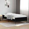 vidaXL Cadre de lit sans matelas noir 90x200 cm