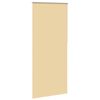 vidaXL Store enrouleur occultant 124,4 x 230 cm, largeur du tissu 120 cm, beige