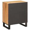 vidaXL Cabinet de chevet Naturel 50 x 33 x 60 cm Bois de mangue massif