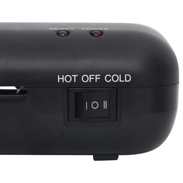 vidaXL Plastifieuse 4 en 1 A4 Noir