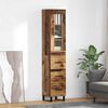 vidaXL Haut Armoire Bois Ancien 34,5 x 34 x 180 cm Bois d'ing&eacute;nierie
