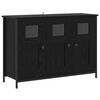 vidaXL Buffet Ch&ecirc;ne noir 100 x 35 x 70 cm Bois d'ing&eacute;nierie