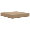 vidaXL Coussin de canap&eacute; d'ext&eacute;rieur 3 pcs Taupe Polyester