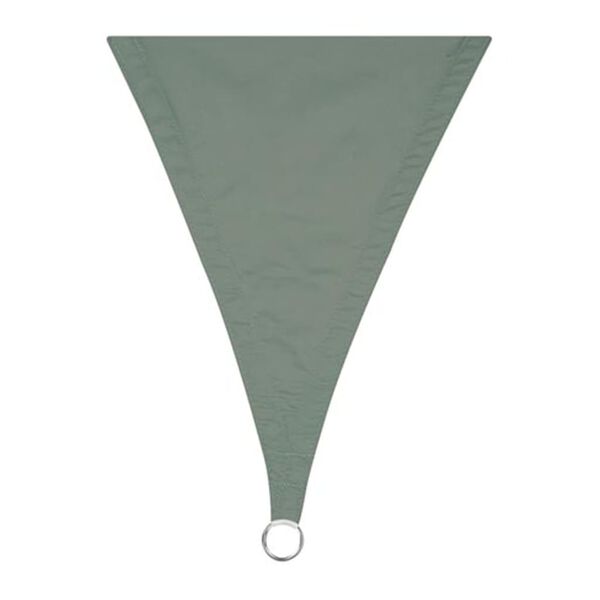 Perel Voile d'ombrage carr&eacute;e 5 m Gris vert