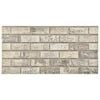vidaXL Panneaux muraux 10 pc 100 x 50 cm Sable Mousse EPS