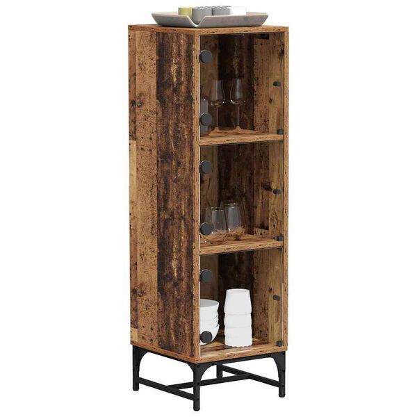 vidaXL Buffet Bois ancien 35 x 37 x 117 cm