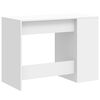 vidaXL Bureau blanc 102x50x75 cm bois d'ing&eacute;nierie