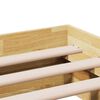 vidaXL Cadre de lit sans matelas 200 x 200 cm en bois massif de chêne