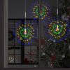 vidaXL Feux d'artifice No&euml;l d'ext&eacute;rieur 2 pcs Multicolore 20cm 280 LED