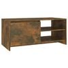 vidaXL Table basse Ch&ecirc;ne fum&eacute; 102x50x45 cm Bois d'ing&eacute;nierie
