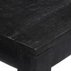vidaXL Table console Noir 118 x 30 x 76 cm Bois de manguier massif