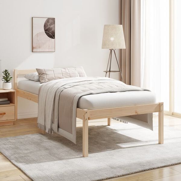 vidaXL Lit pour personne &acirc;g&eacute;e sans matelas 75x190 cm