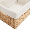 vidaXL Paniers de rangement 3 pcs Naturel 40 x 30 x 18 cm