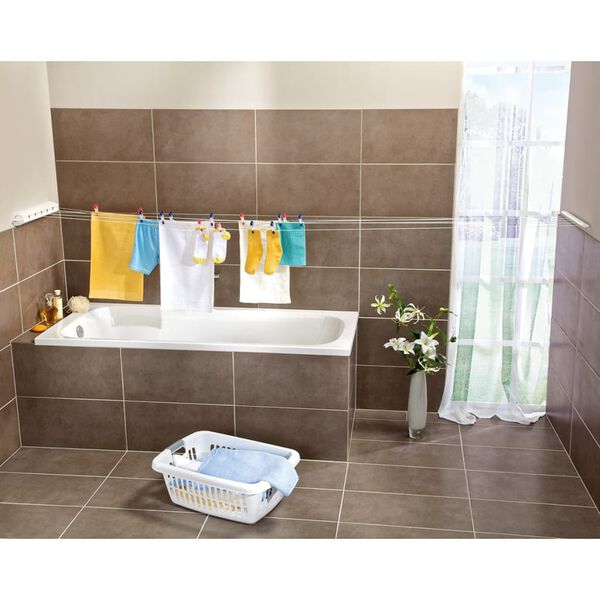 Leifheit Corde à linge rétractable Rollfix 210 Longline 83040