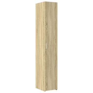 vidaXL Buffet haut ch&ecirc;ne sonoma 30x42,5x185 cm bois d'ing&eacute;nierie