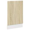 vidaXL Panneau de lave-vaisselle Ch&ecirc;ne Sonoma 45x3x67 cm