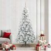 vidaXL Sapin de No&euml;l Artificiel &agrave; Branches Articul&eacute;es Blanc 210 cm