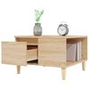 vidaXL Table basse ch&ecirc;ne sonoma 55x55x36,5 cm bois d'ing&eacute;nierie