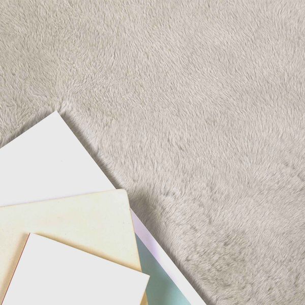 vidaXL Tapis en Fourrure Synth&eacute;tique de Lapin Olite Beige 160 x 230 cm
