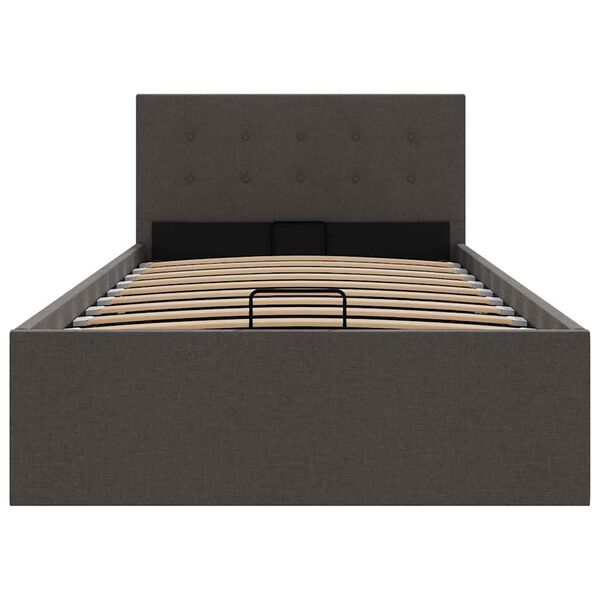 vidaXL Cadre de lit à rangement hydraulique sans matelas 90x200 cm